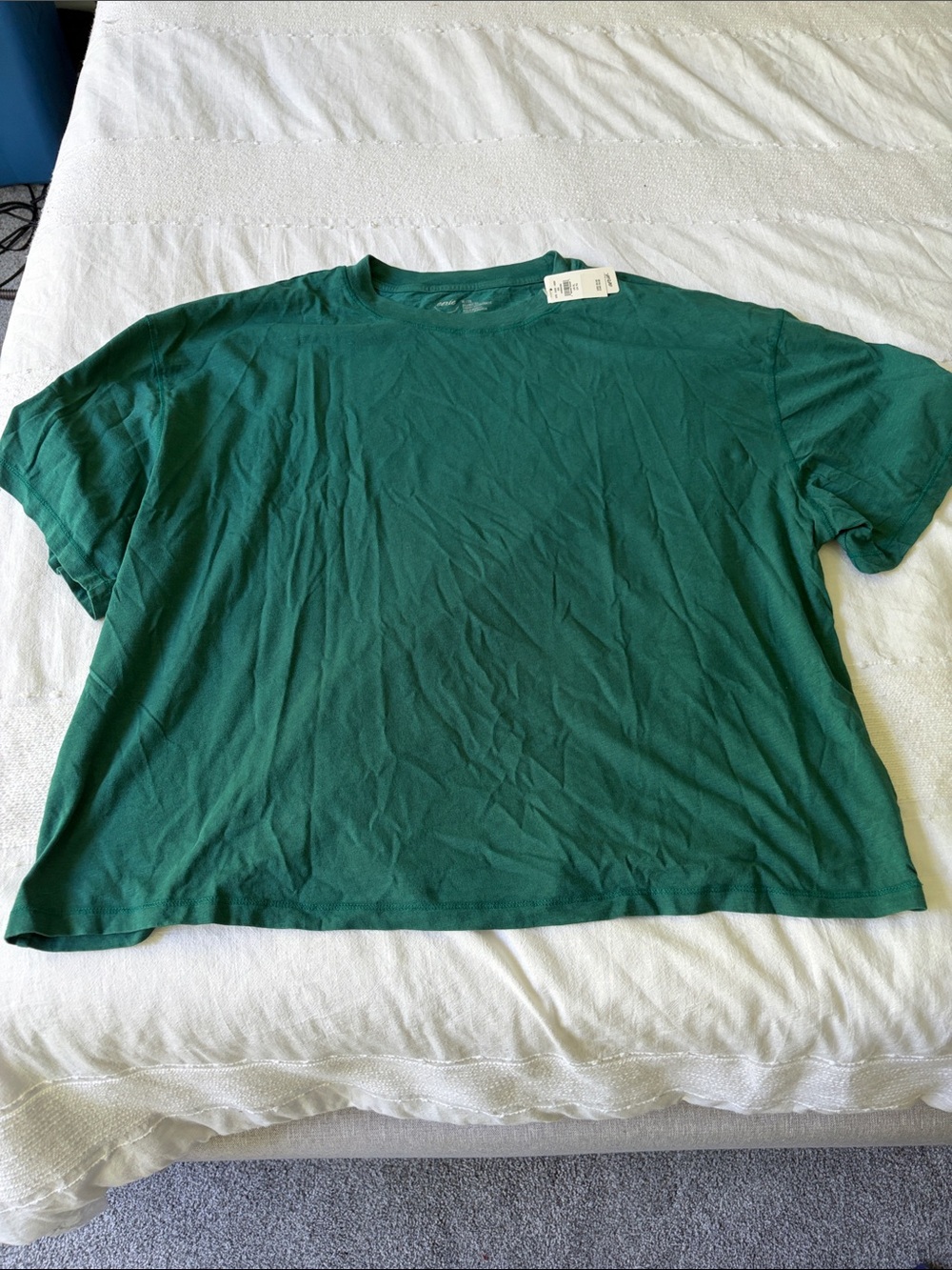 aerie Relaxed Tee in Teal Green